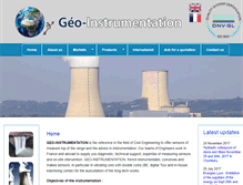 Tablet Screenshot of geo-instrumentation.com